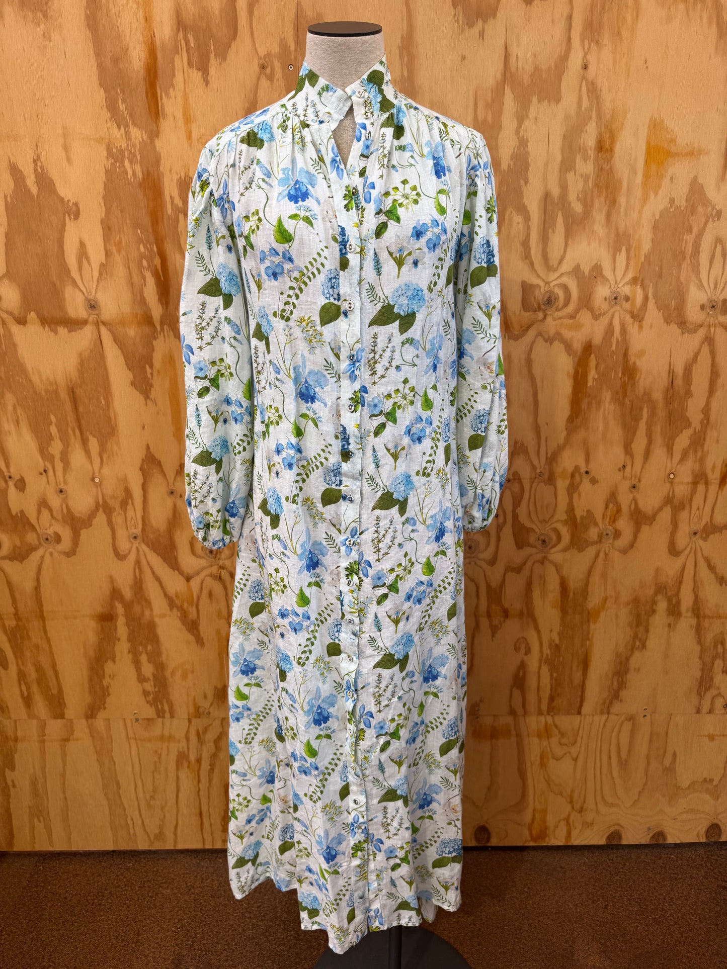 PALM NOOSA NODDY LINEN MAXI DRESS - SIZE 8