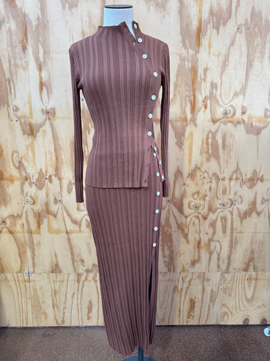 ENA PELLY HARLEY KNIT IN WALNUT - SIZE 8