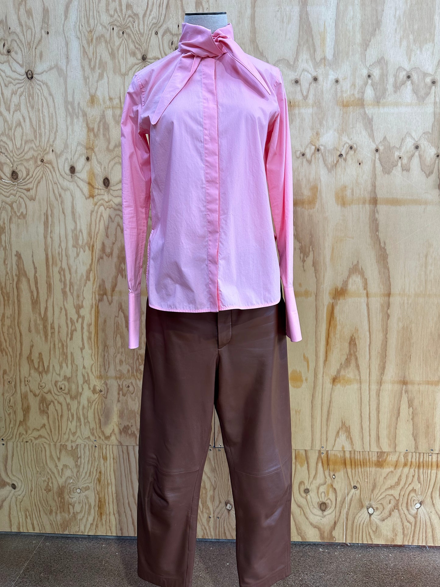 SCANLAN THEODORE TIE NECK SHIRT - SHIRT 8