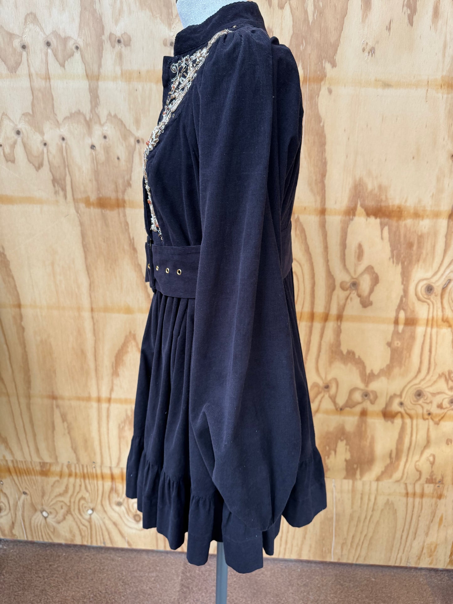 BY TIMO FINE CORDUROY SMOCK DRESS - SIZE M