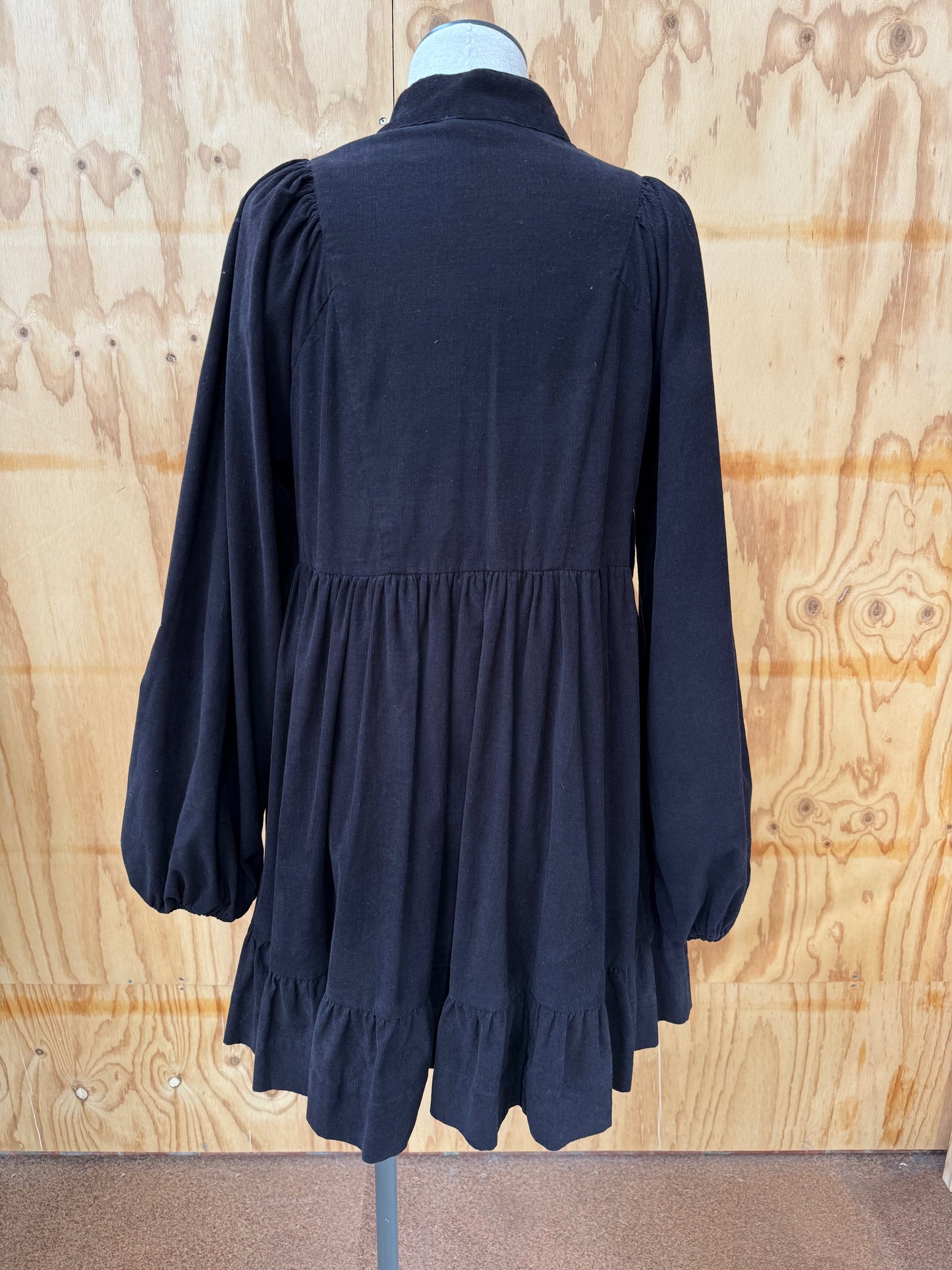 BY TIMO FINE CORDUROY SMOCK DRESS - SIZE M