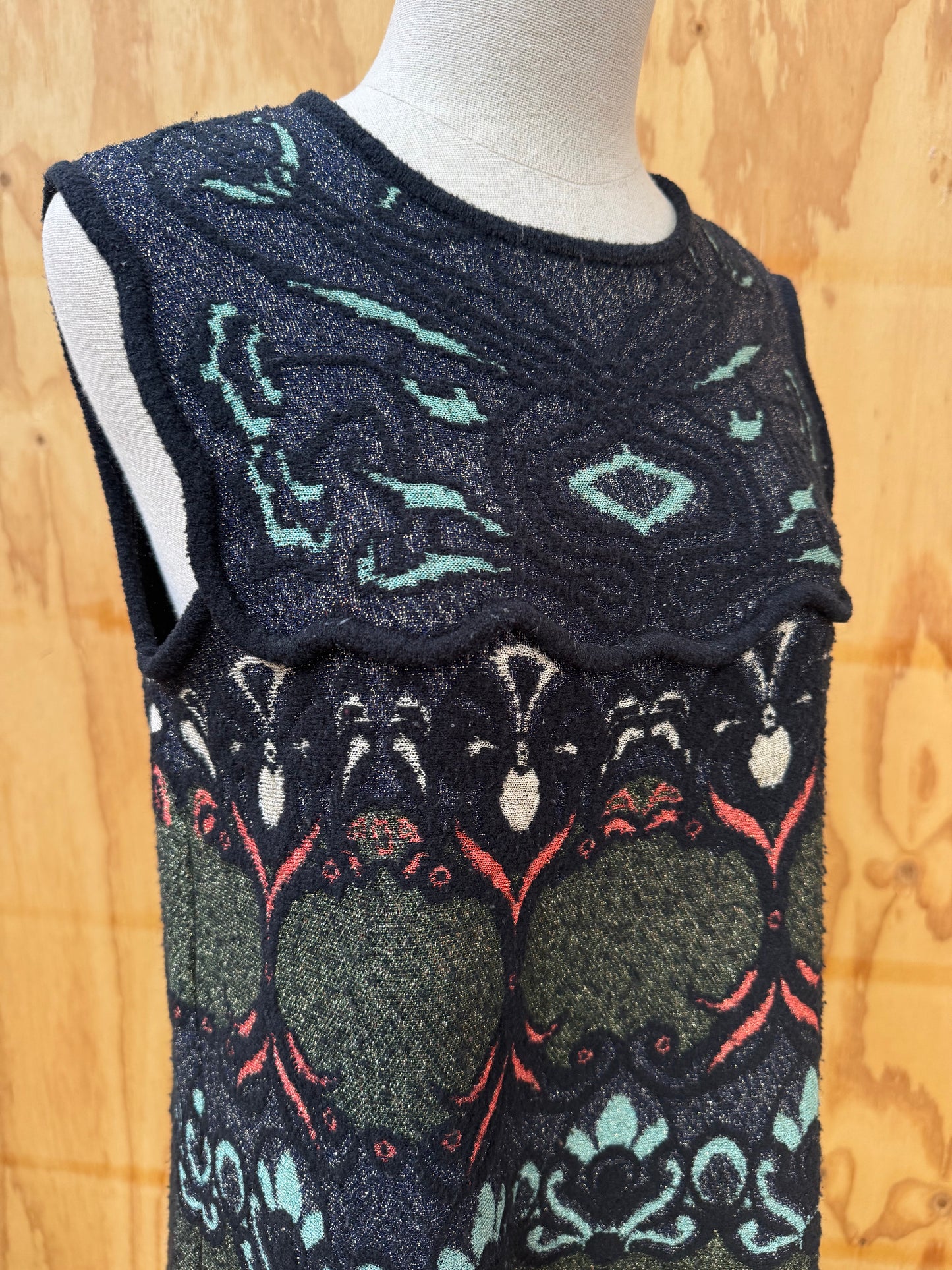 MISSONI A LINE MINI WITH METALIC THREAD DETAIL - SIZE 44