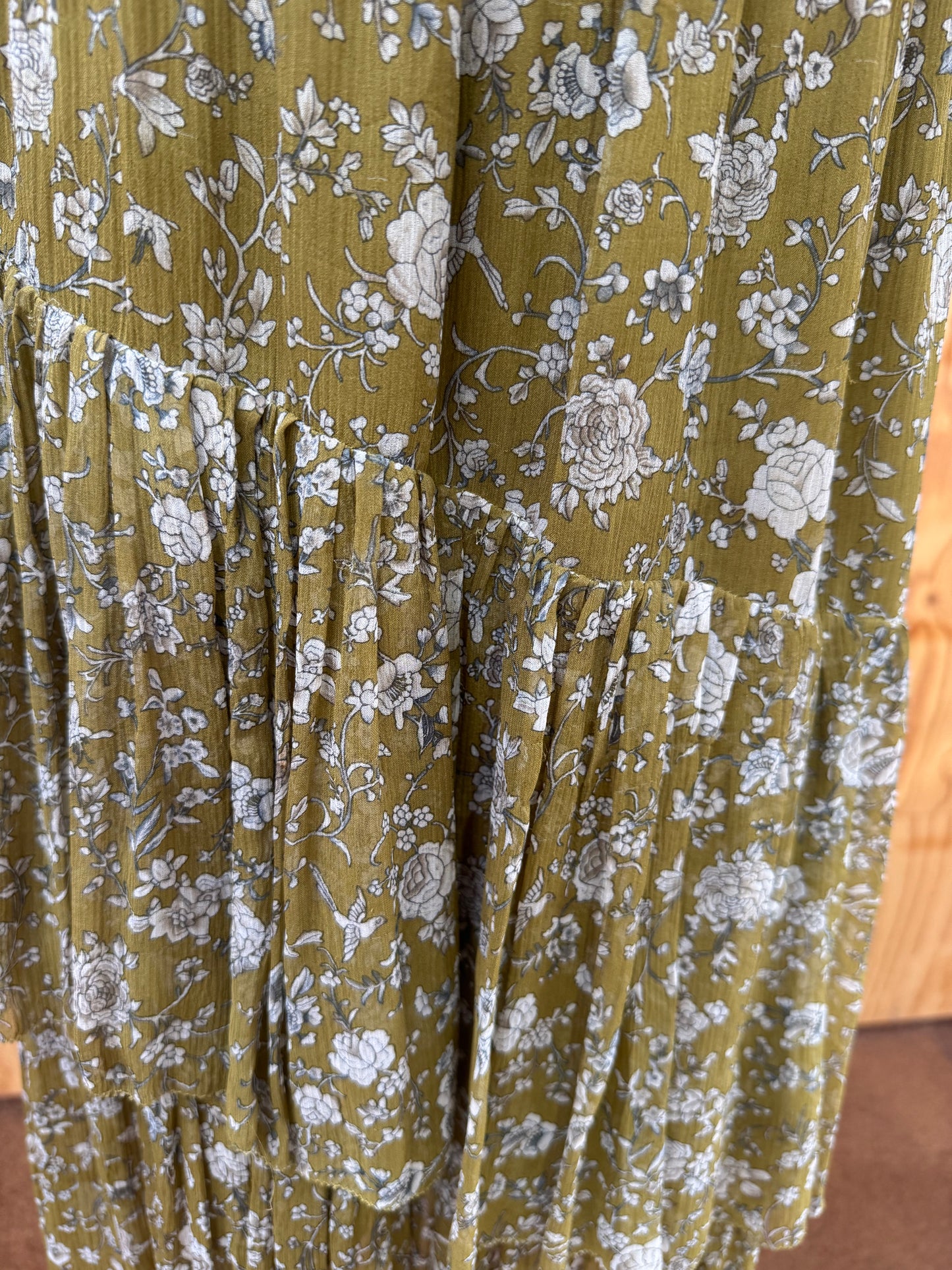 ZIMMERMANN FLORAL ASYMMETRICAL SKIRT - SIZE 1