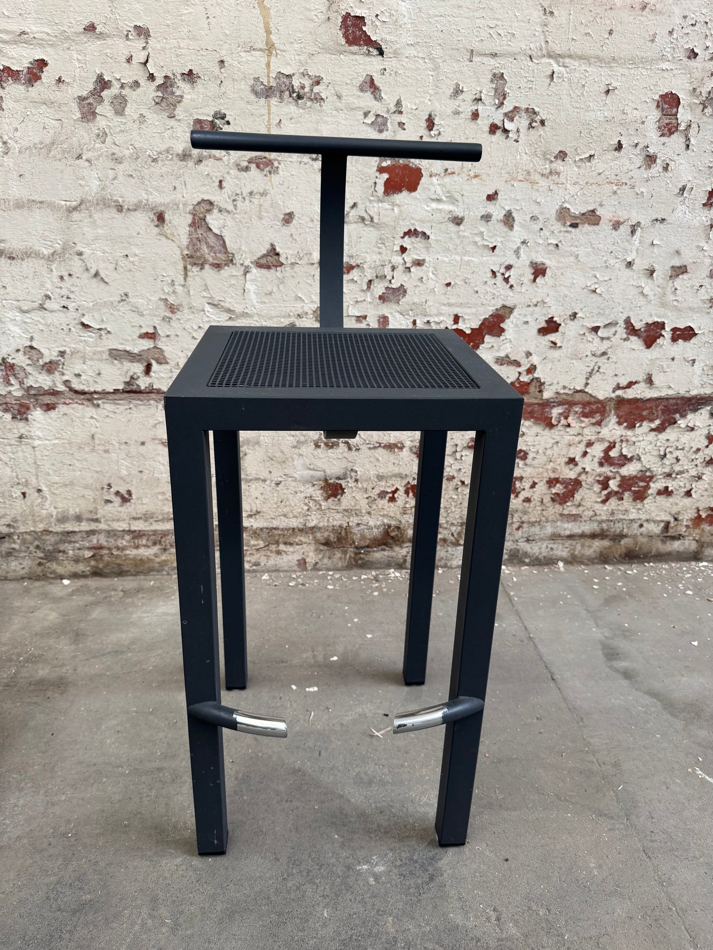PHILIPPE STARCK SARAPIS GREY BAR STOOLS