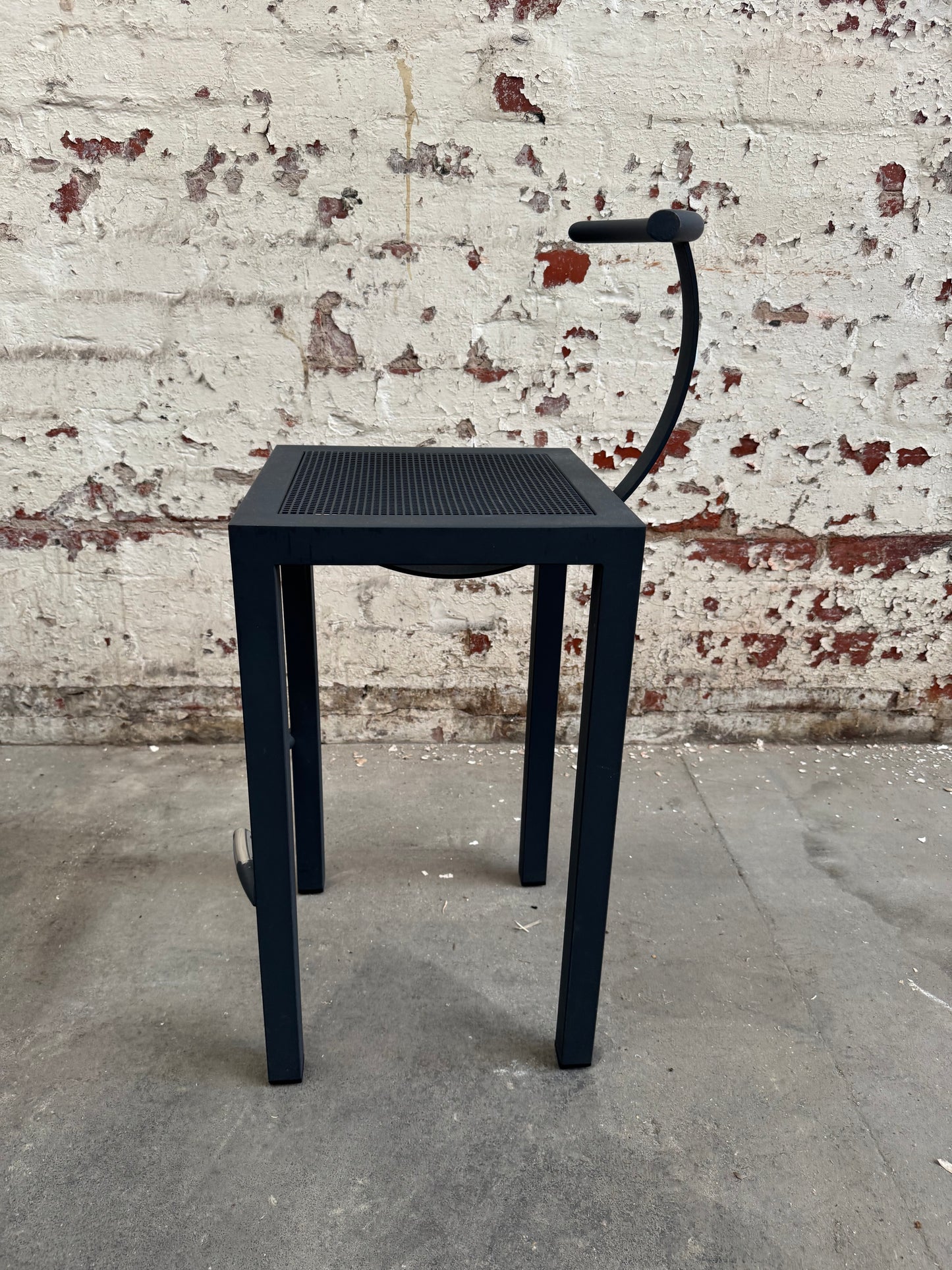 PHILIPPE STARCK SARAPIS GREY BAR STOOLS