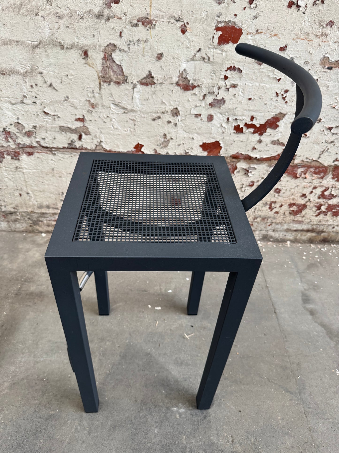 PHILIPPE STARCK SARAPIS GREY BAR STOOLS
