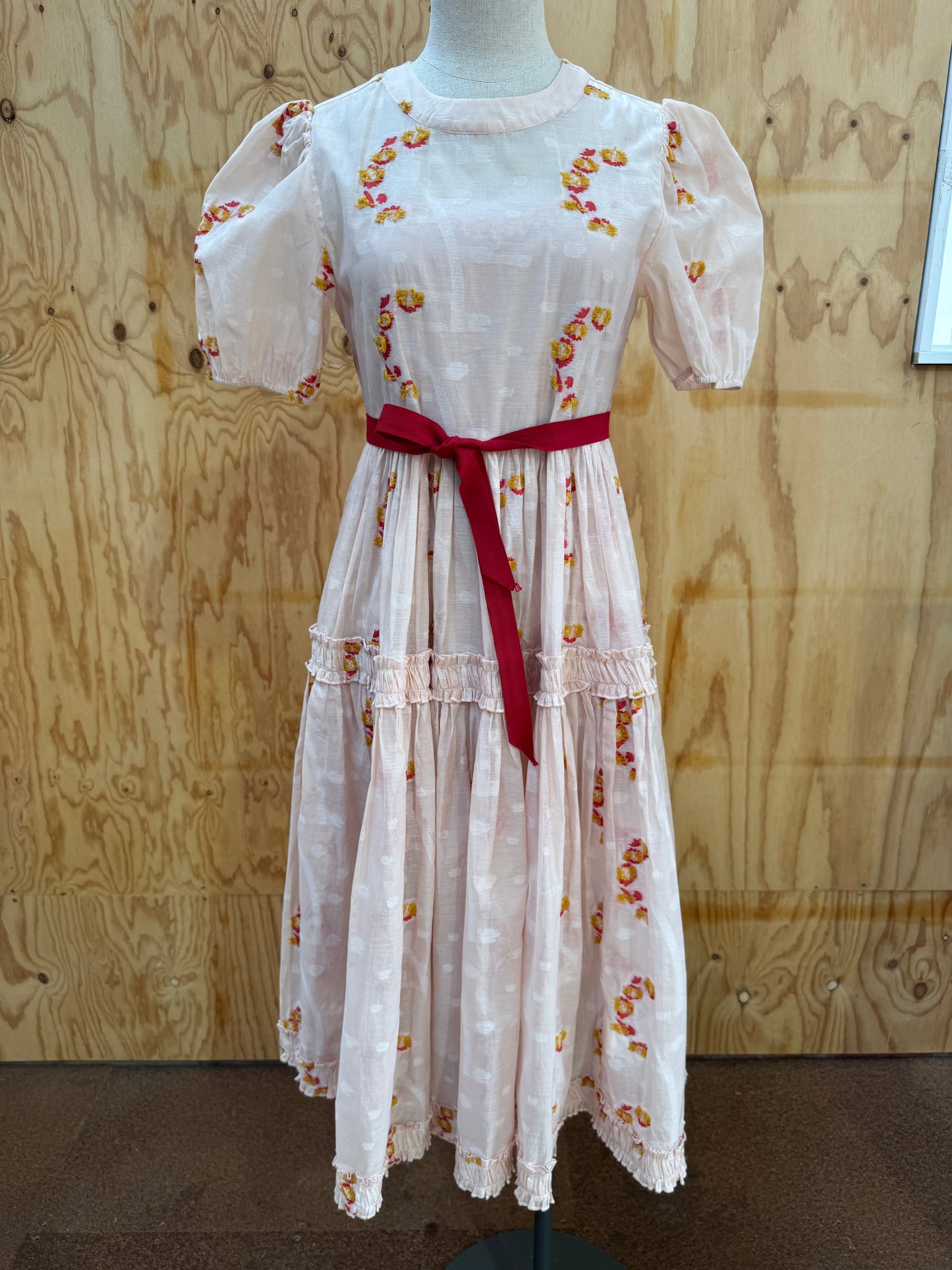 TRELISE COOPER SHEER DRAMA DRESS - SIZE XS