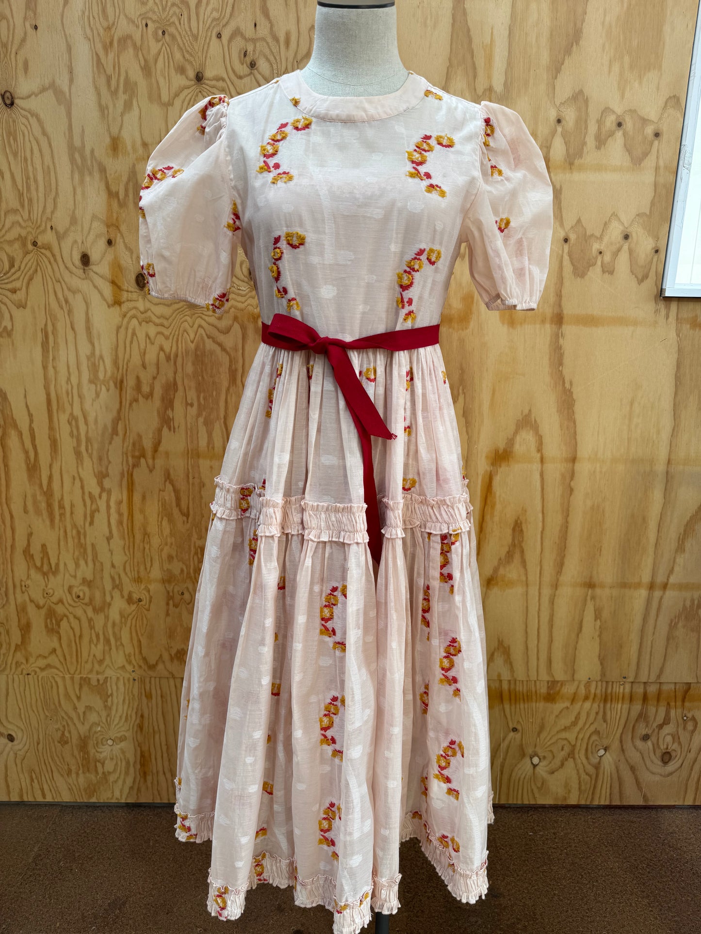 TRELISE COOPER SHEER DRAMA DRESS - SIZE XS
