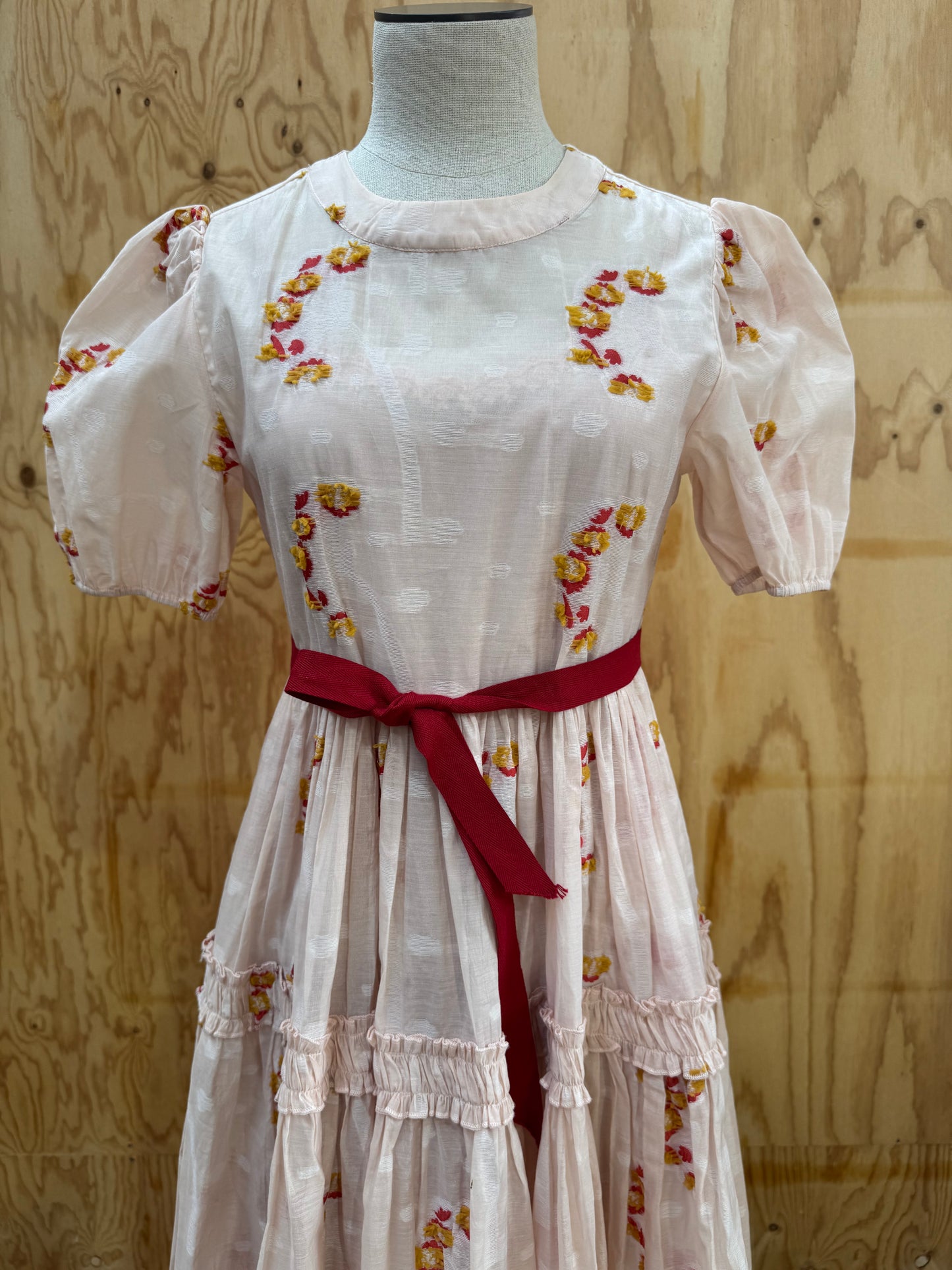TRELISE COOPER SHEER DRAMA DRESS - SIZE XS