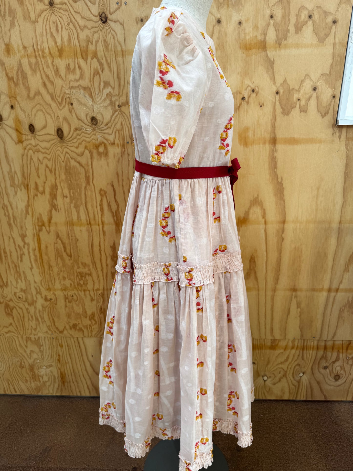 TRELISE COOPER SHEER DRAMA DRESS - SIZE XS
