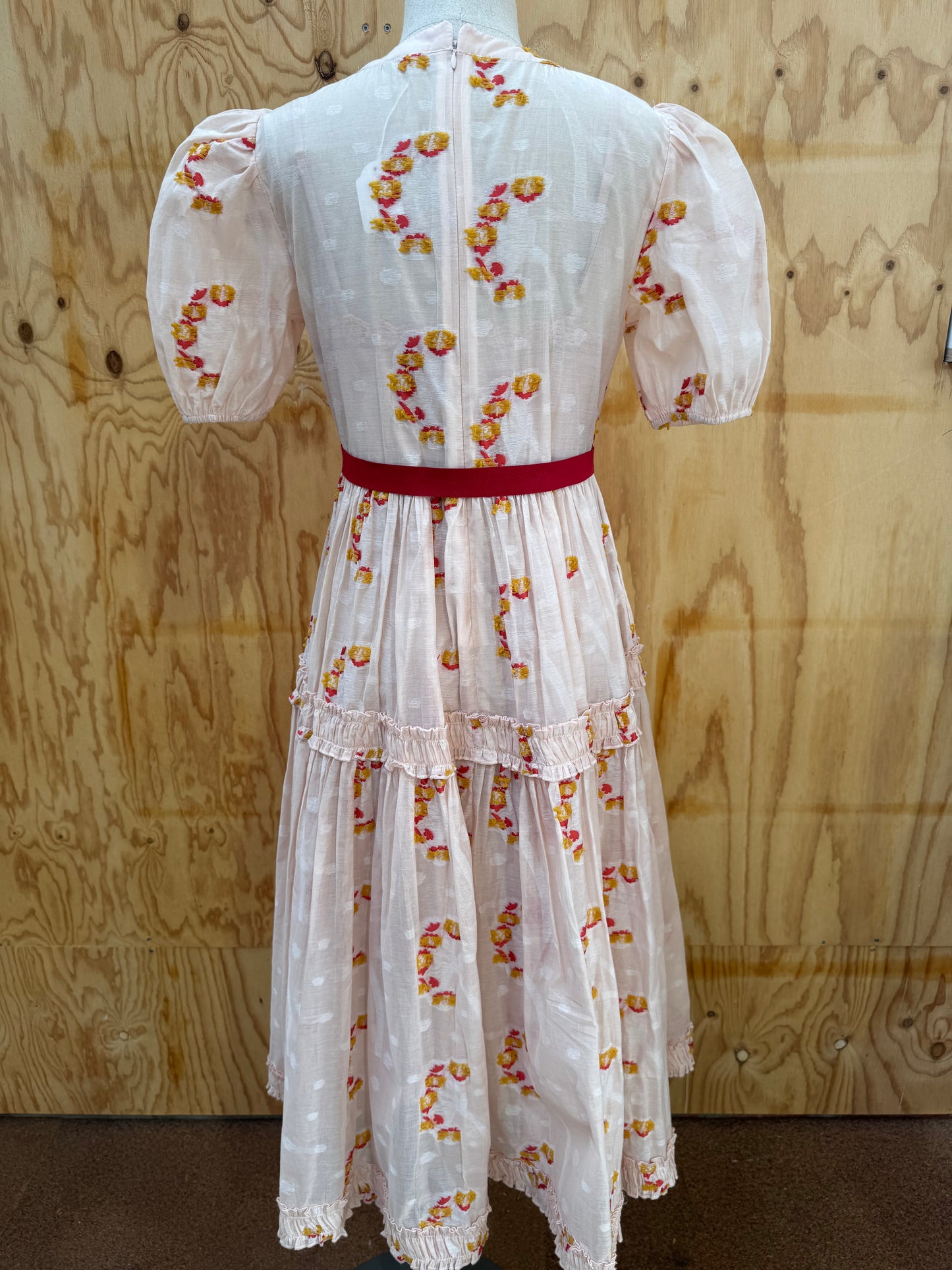 TRELISE COOPER SHEER DRAMA DRESS - SIZE XS