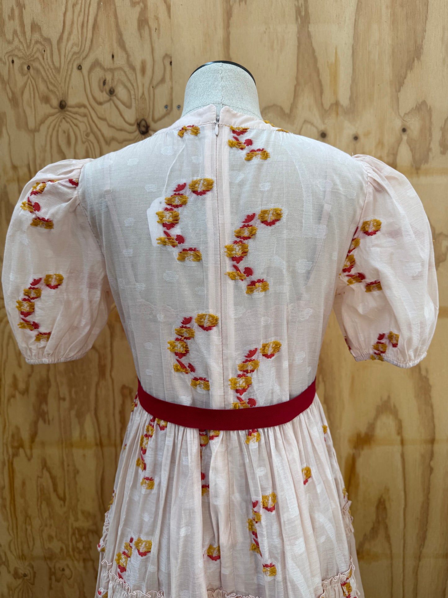 TRELISE COOPER SHEER DRAMA DRESS - SIZE XS