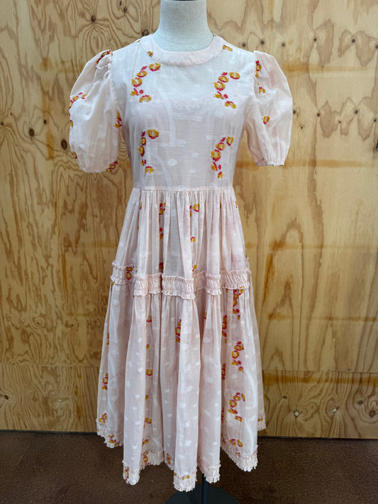 TRELISE COOPER SHEER DRAMA DRESS - SIZE XS