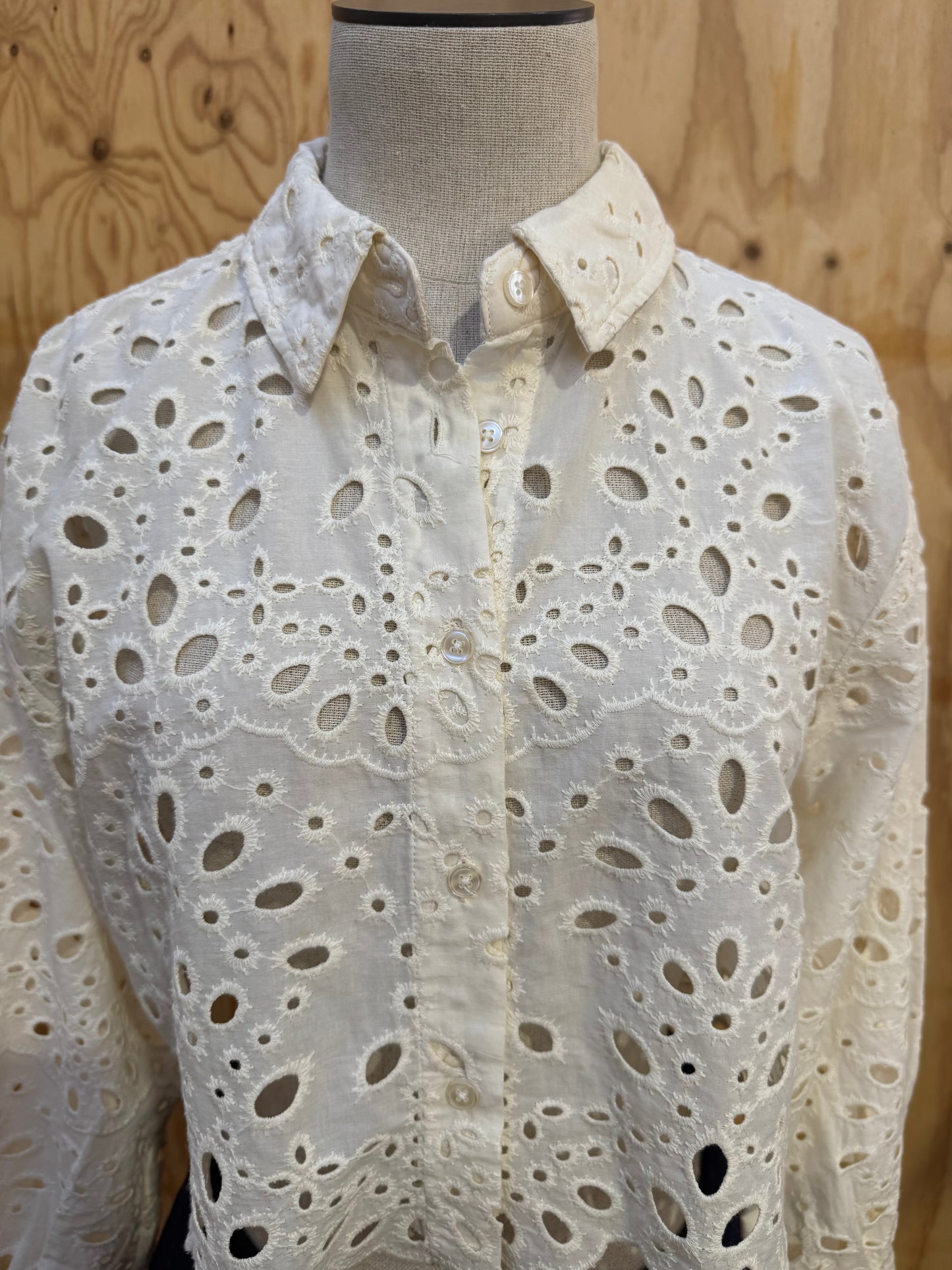 CATONI CROPPED SHIRT - SIZE L
