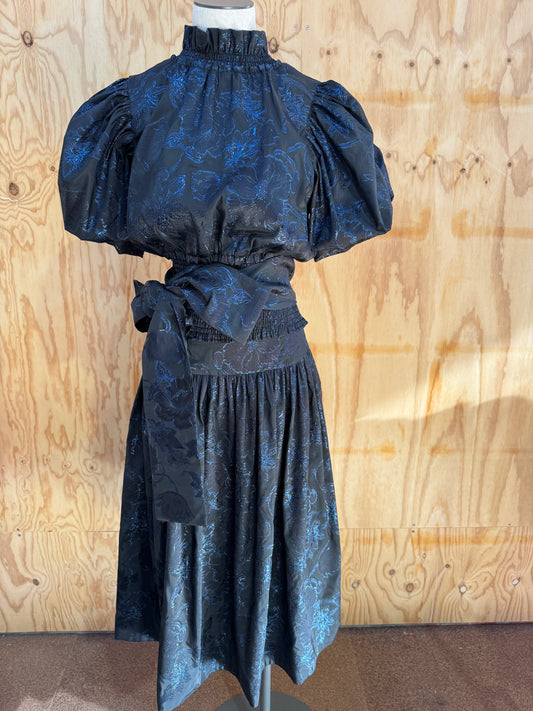 HUSK BROCADE TOP & SKIRT - SIZE S