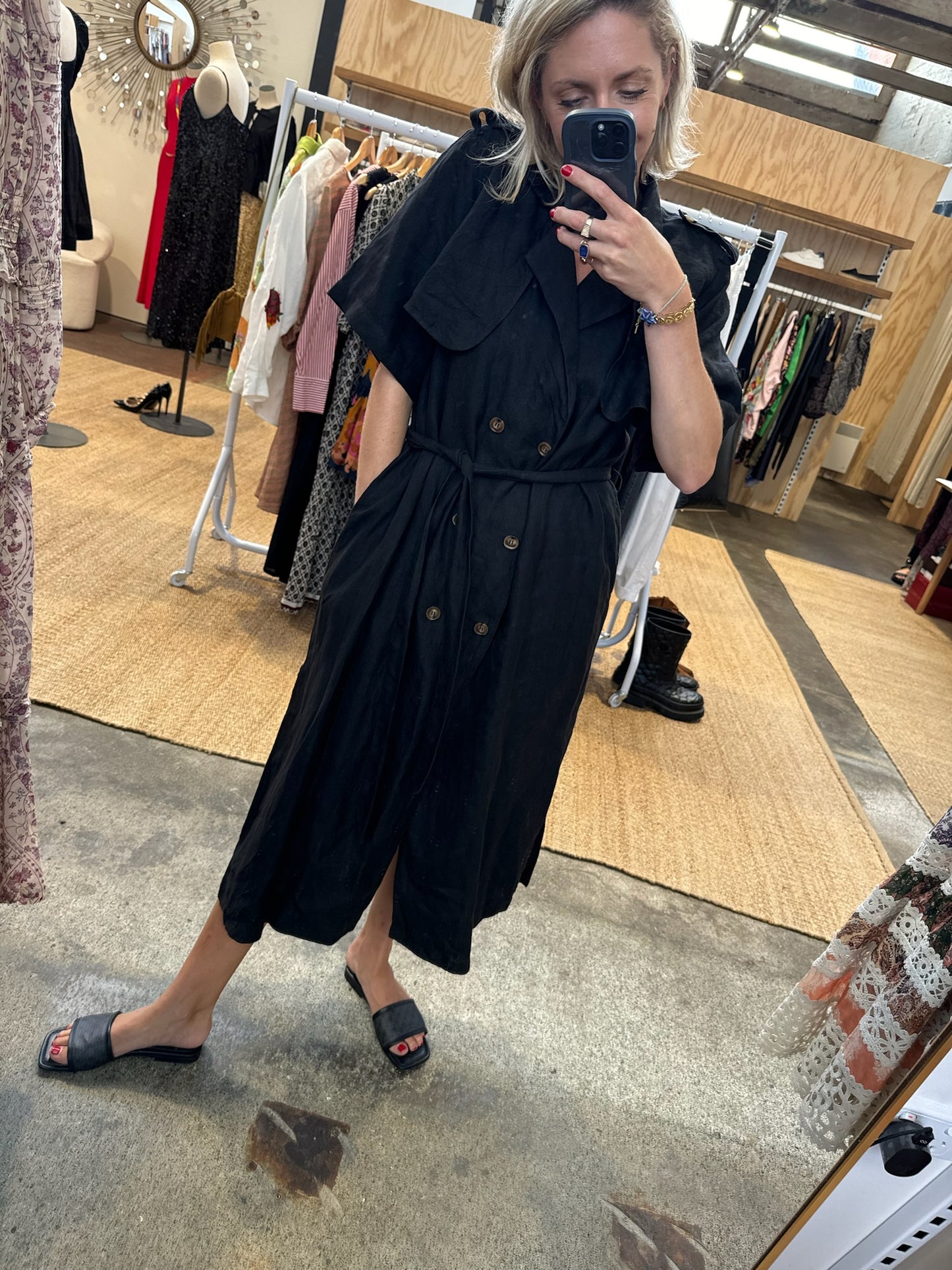 LE STRIPE LE TRENCH DRESS - SIZE 2