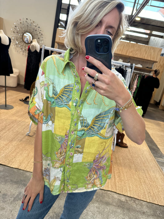 ALEMAIS JEROME BUTTON UP SHIRT