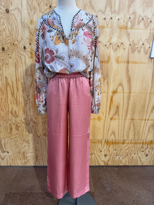 VIKTORIA & WOODS PILOT ELASTIC WAIST PANT - SIZE 0