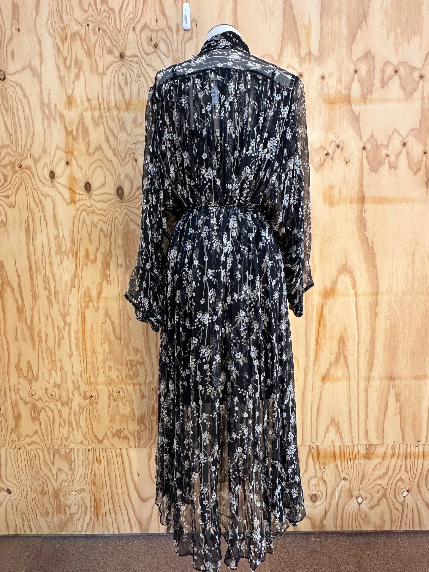 ZIMMERMANN SAKURA BATWING BLACK DRESS - SIZE 2