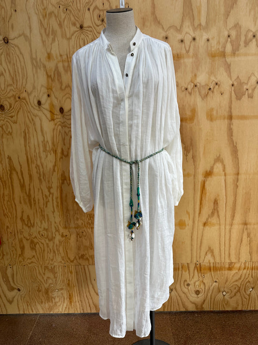 ZIMMERMANN WHITE RAMIE DRESS - SIZE 2