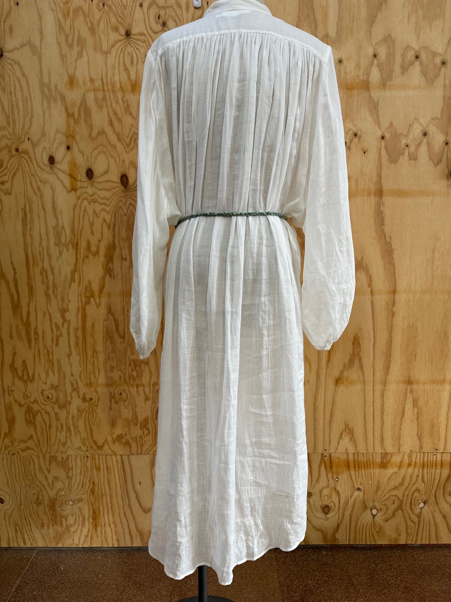 ZIMMERMANN WHITE RAMIE DRESS - SIZE 2