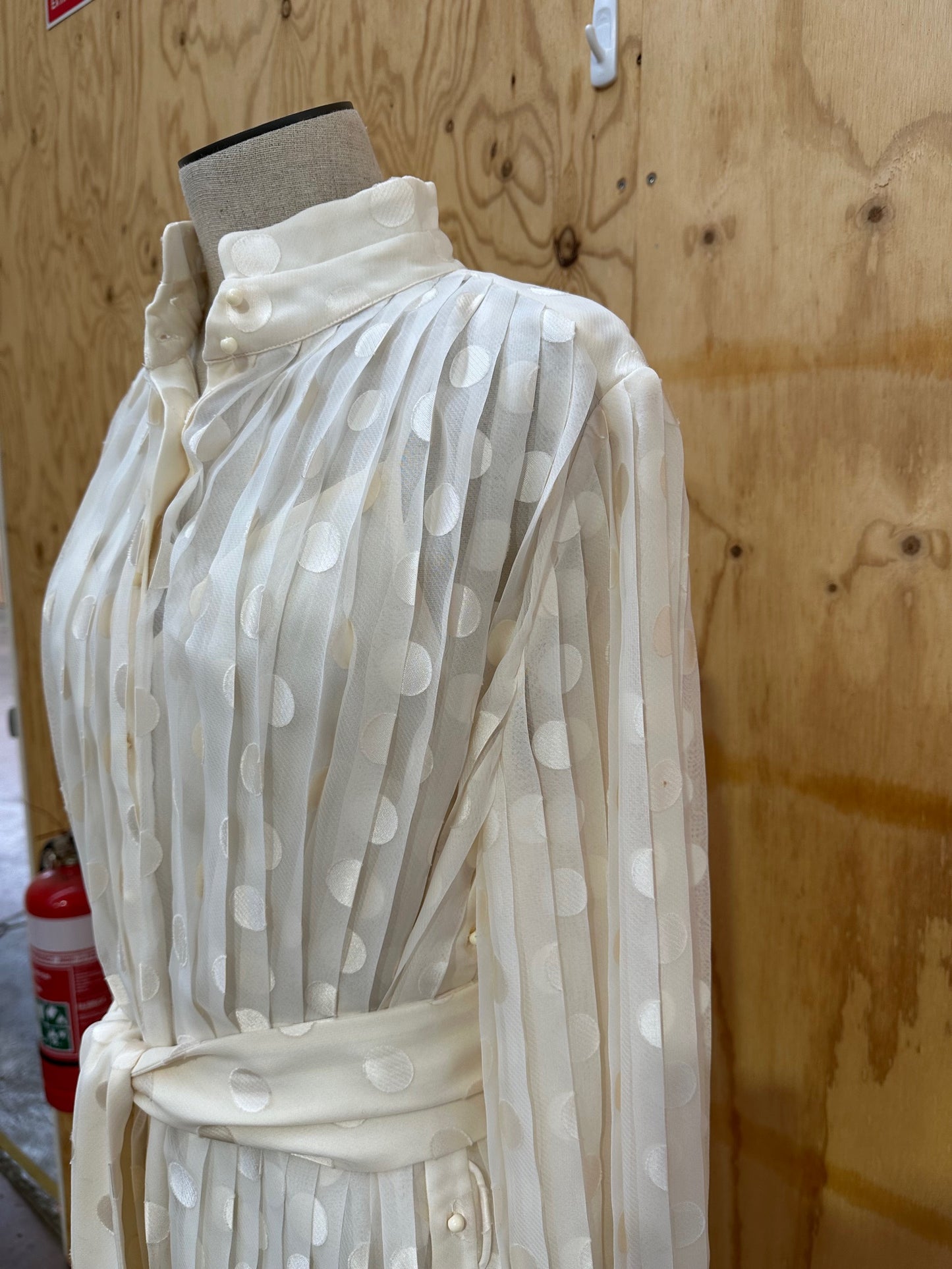 ZIMMERMANN WHITE POLKA DOT DRESS - SIZE 2