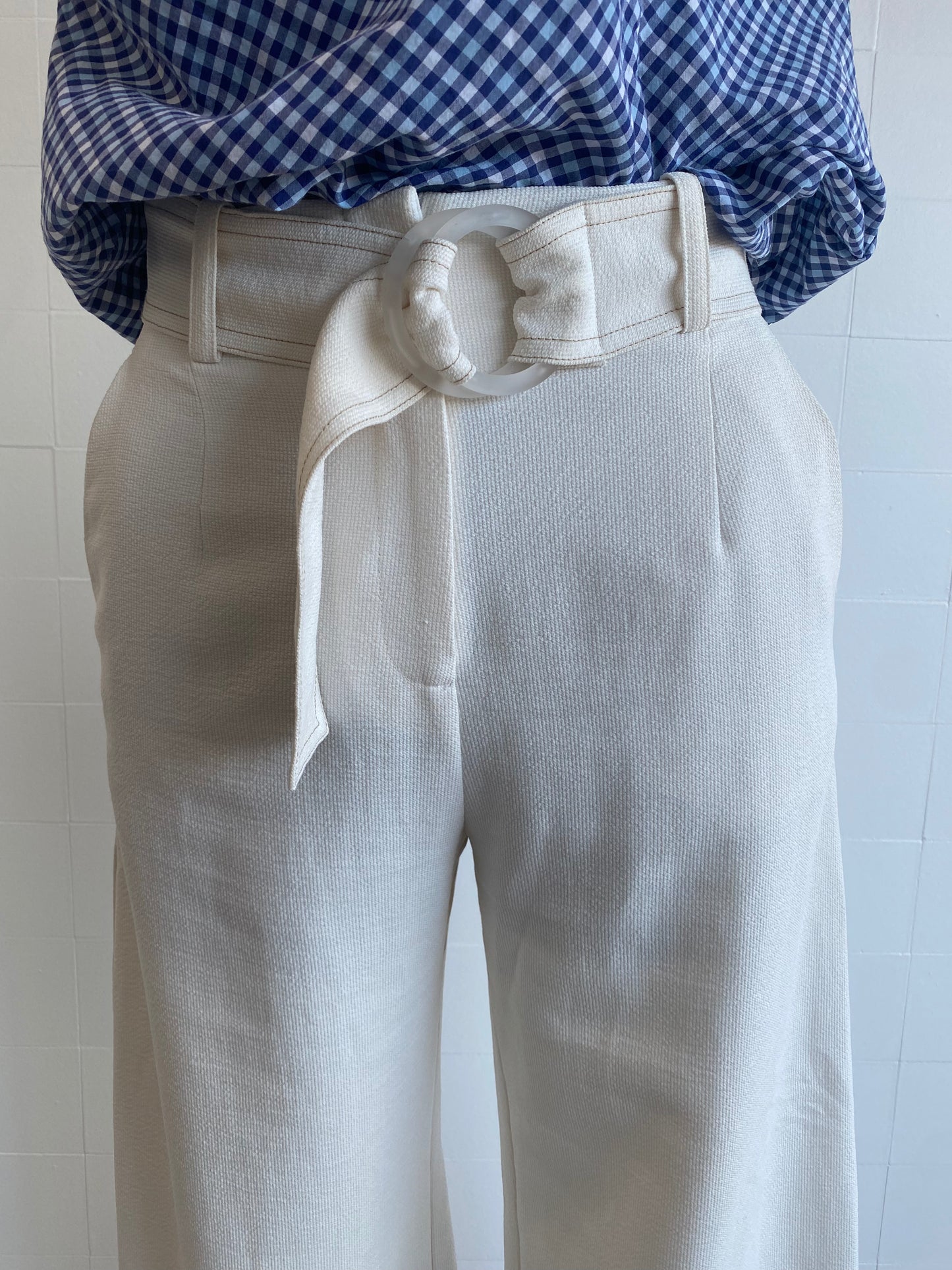VIKTORIA & WOODS CREAM CULOTTES - SIZE 0