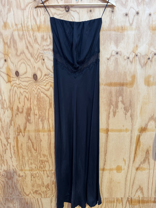 BEC AND BRIDGE STRAPLESS BLACK DRESS - SIZE 6