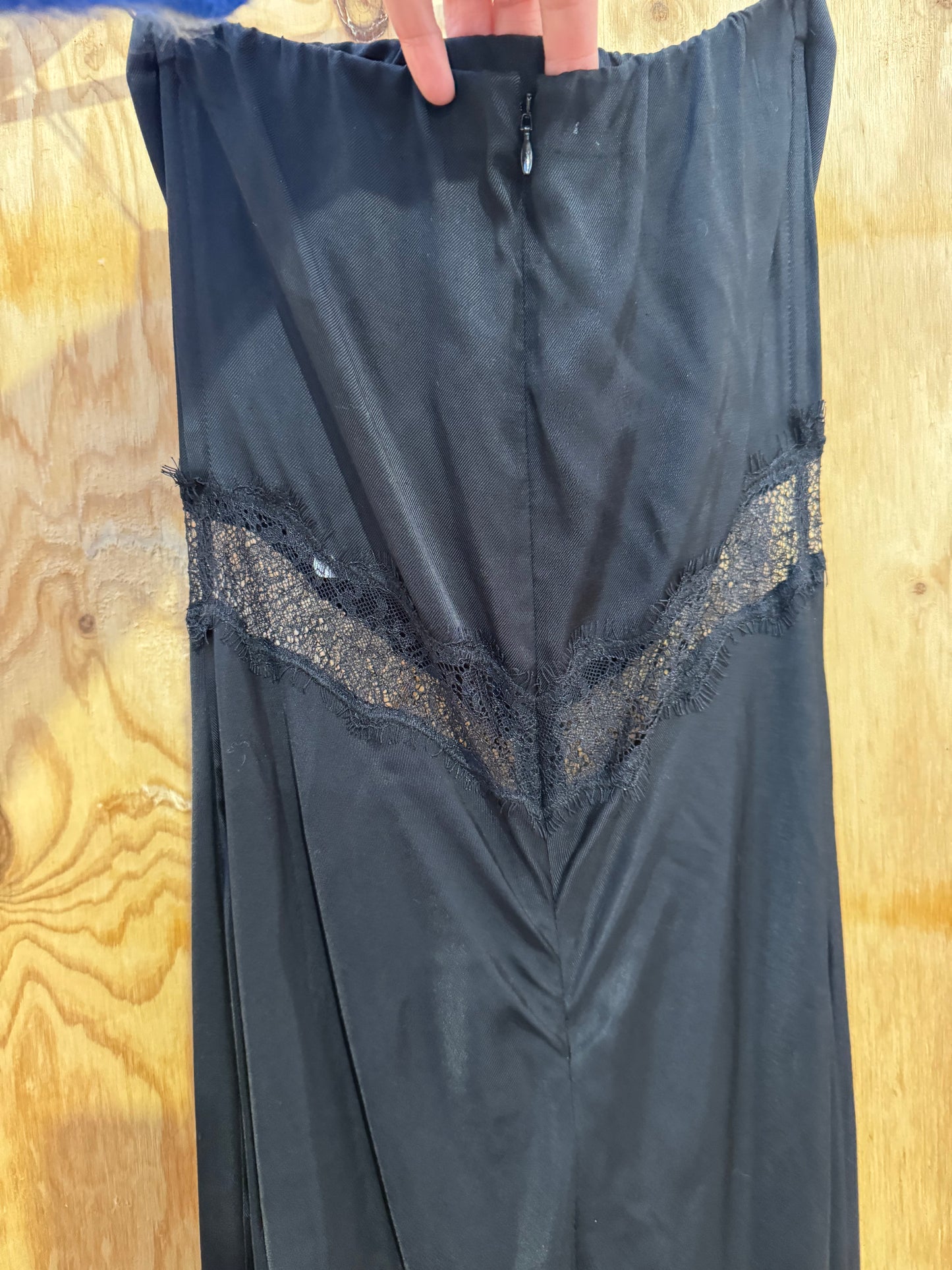 BEC AND BRIDGE STRAPLESS BLACK DRESS - SIZE 6