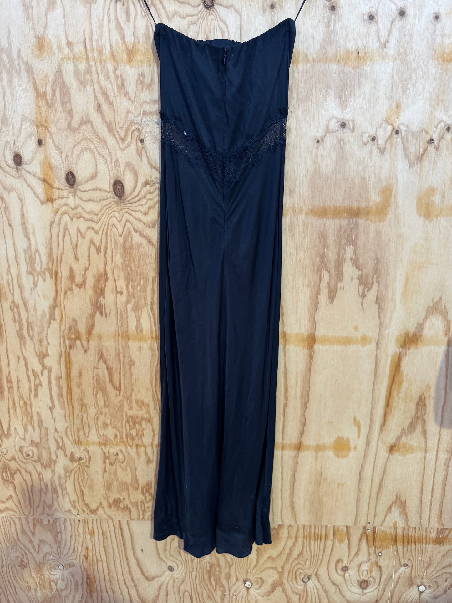 BEC AND BRIDGE STRAPLESS BLACK DRESS - SIZE 6