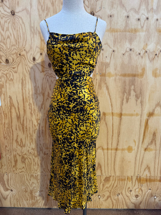 BEC AND BRIDGE TURTLE ROCK MIDI DRESS - SIZE 6