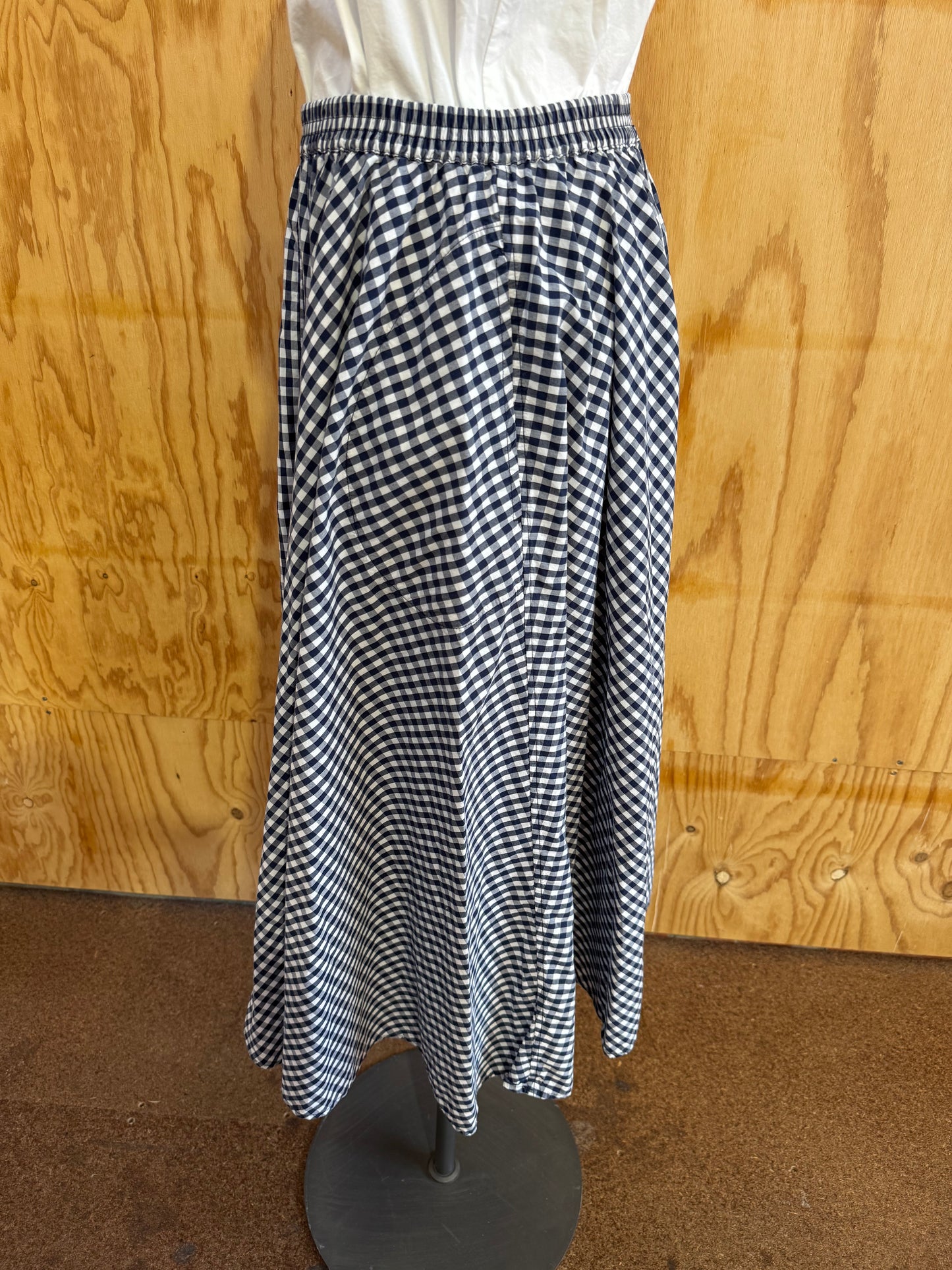 PRIMNESS GINGHAM CHECK SKIRT - SIZE 2