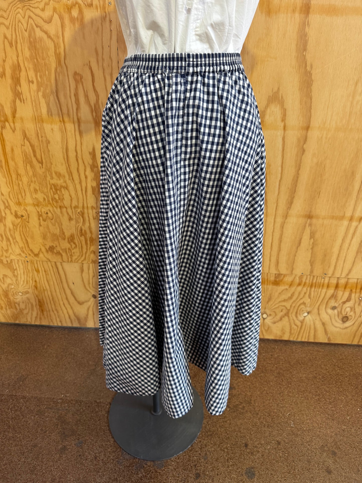PRIMNESS GINGHAM CHECK SKIRT - SIZE 2