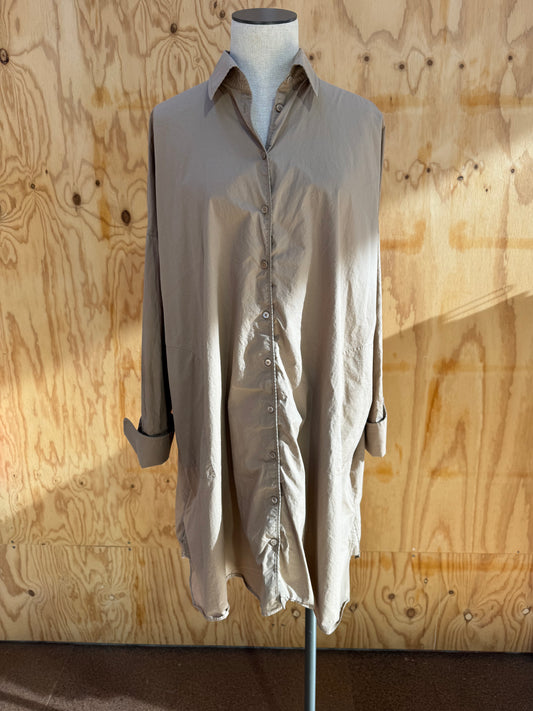 SCANLAN THEODORE SHIRT DRESS - SIZE 10