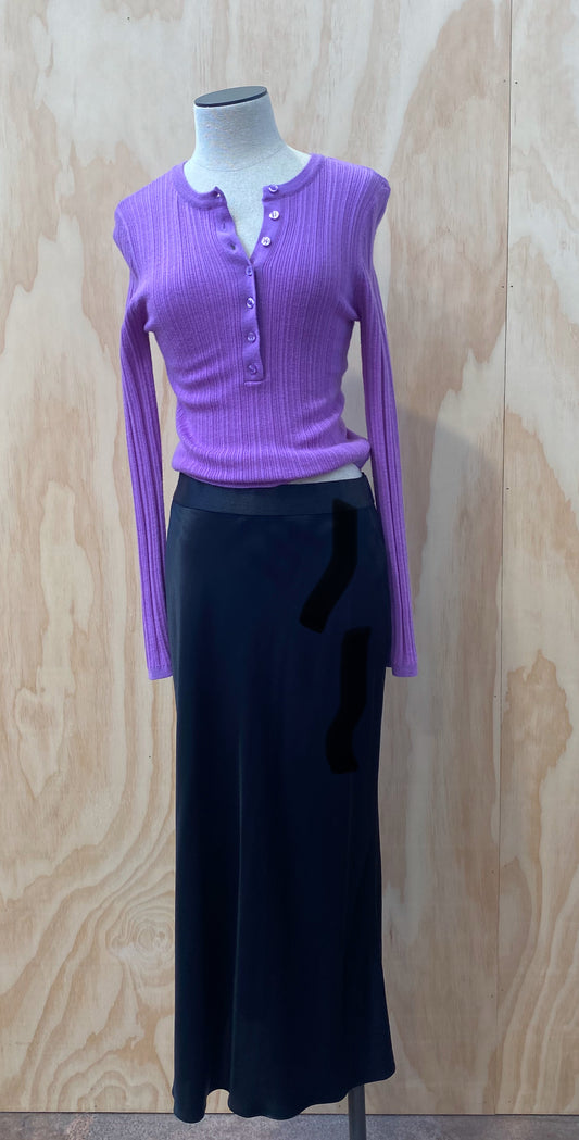 HUSK SIENNA BLACK SKIRT - SIZE 12