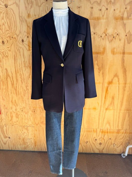 CERRUTI NAVY BLAZER - SIZE 10