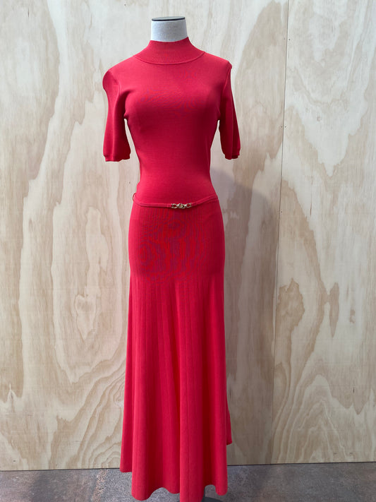 REBECCA VALLANCE AGNES KNIT DRESS - SIZE M