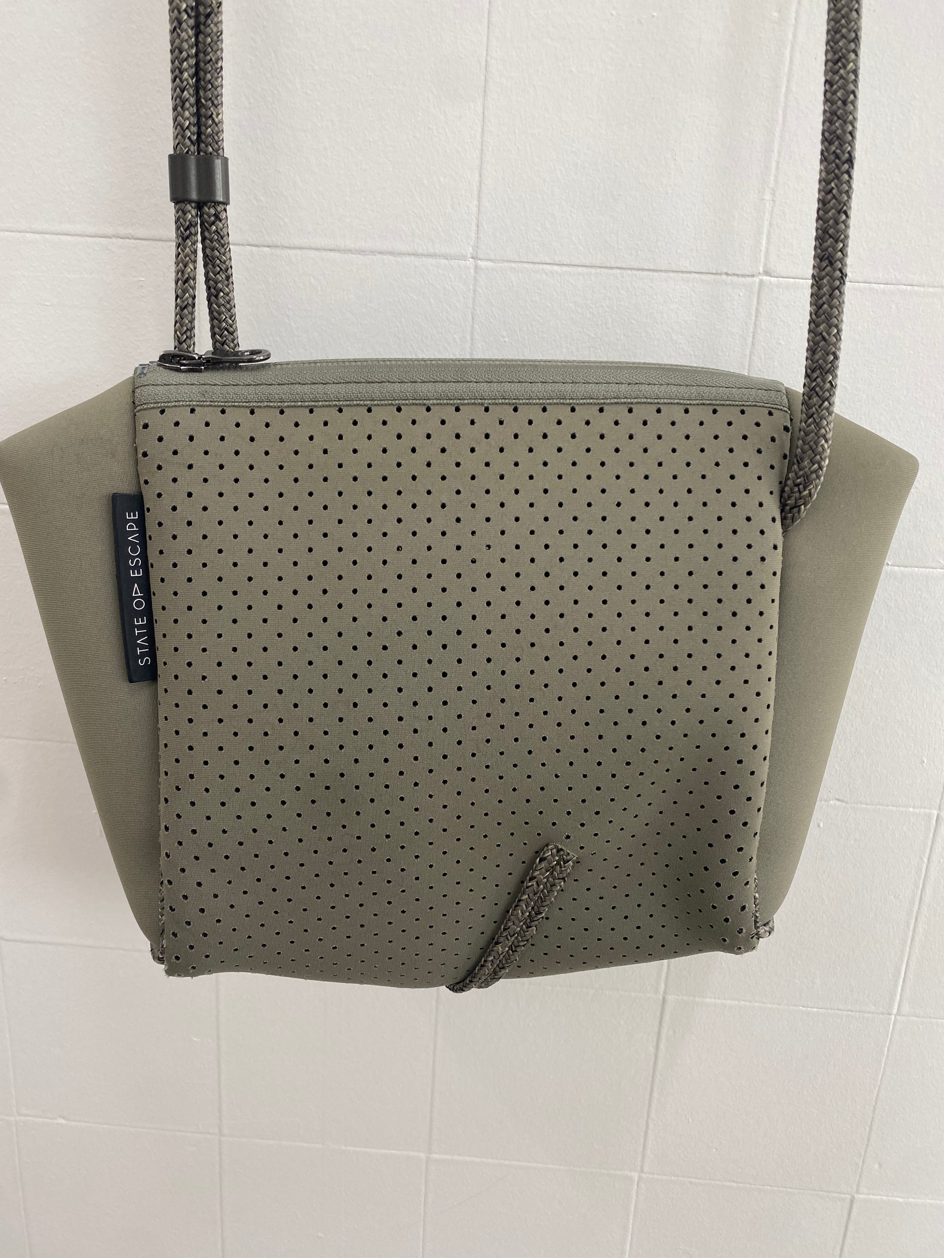 STATE OF ESCAPE SAGE GREEN FESTIVAL CROSSBODY BAG Cercle Lifestyle