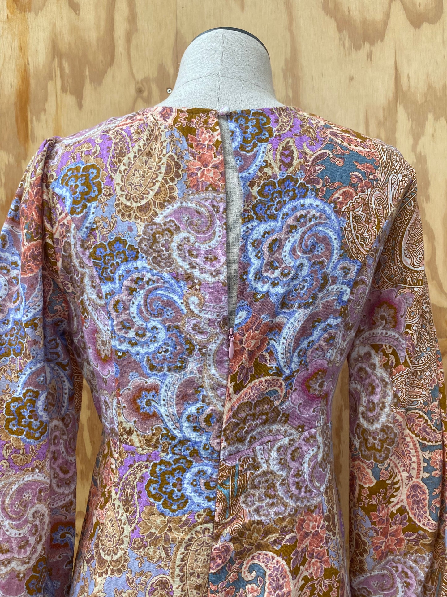 KACHEL PAISLEY PRINT MIA MAXI DRESS - 8