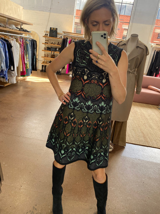 MISSONI A LINE MINI WITH METALIC THREAD DETAIL - SIZE 44