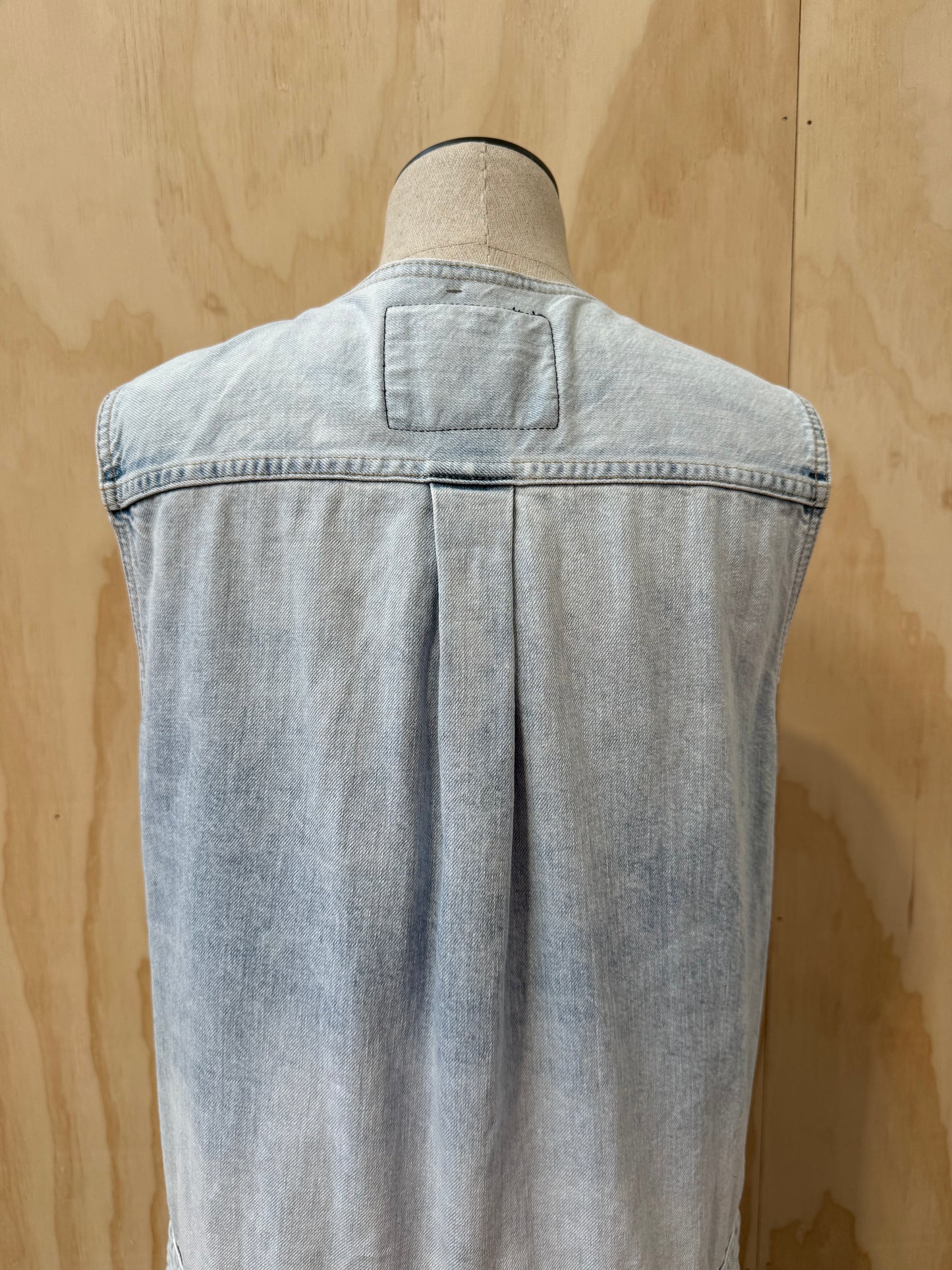BASSIKE DENIM BOILER SUIT - SIZE M
