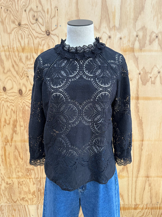 SEZANE BLANCA BLOUSE - SIZE 40