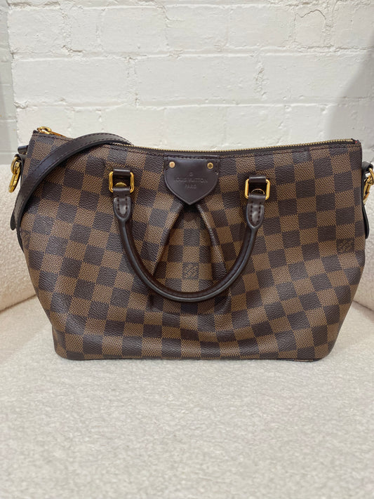 LOUIS VUITTON SIENA MM DAMIER EBENE - SMALL