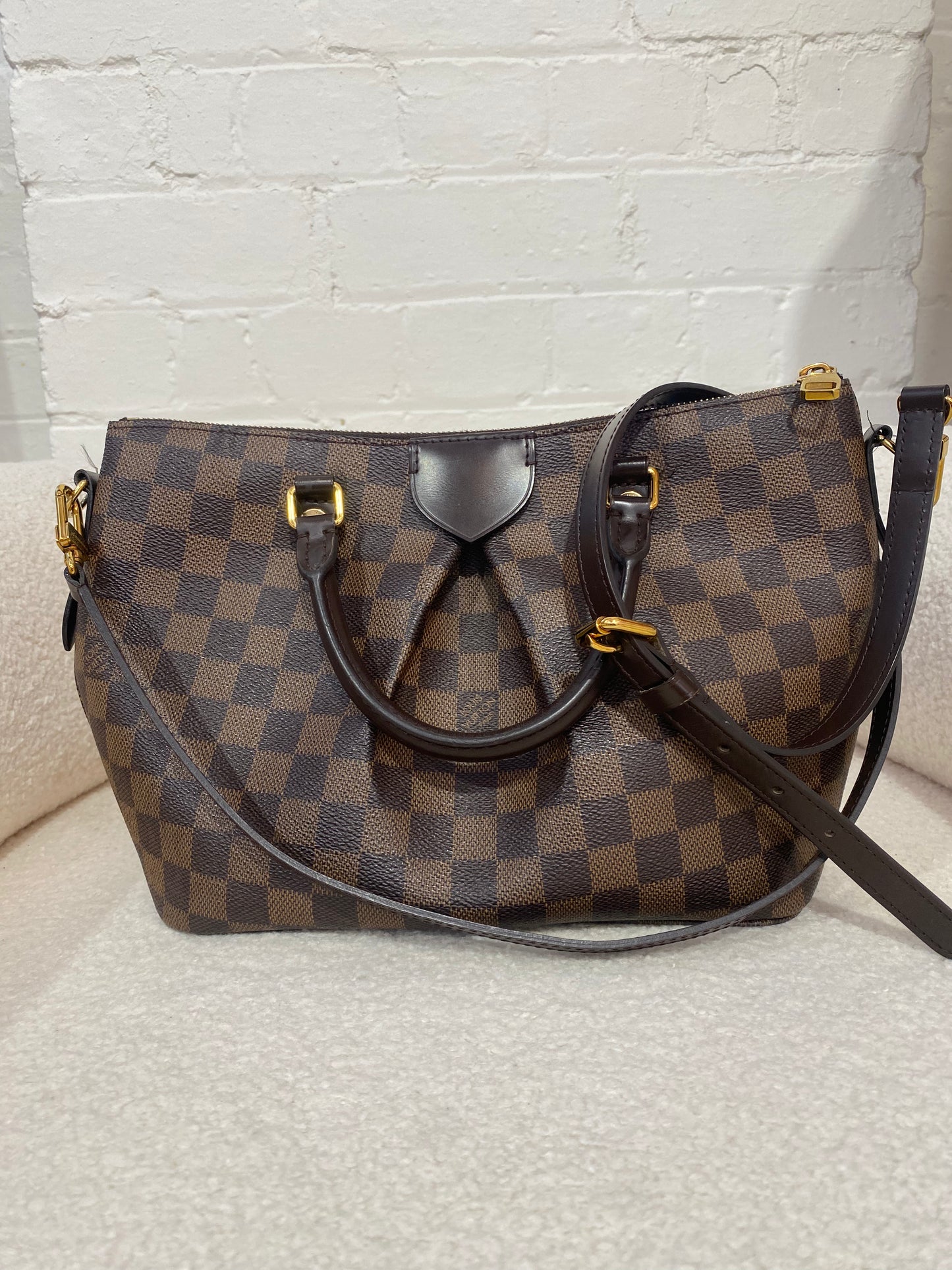 LOUIS VUITTON SIENA MM DAMIER EBENE - SMALL