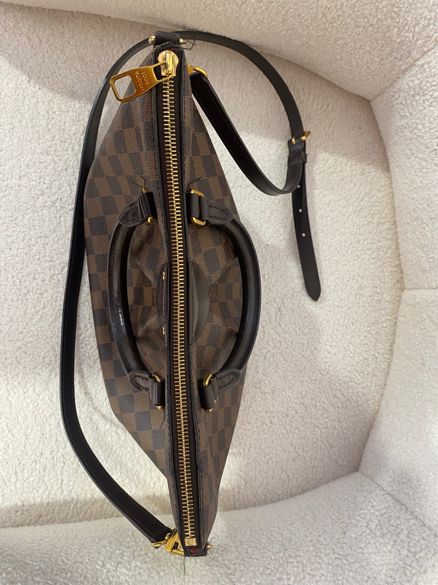 LOUIS VUITTON SIENA MM DAMIER EBENE - SMALL