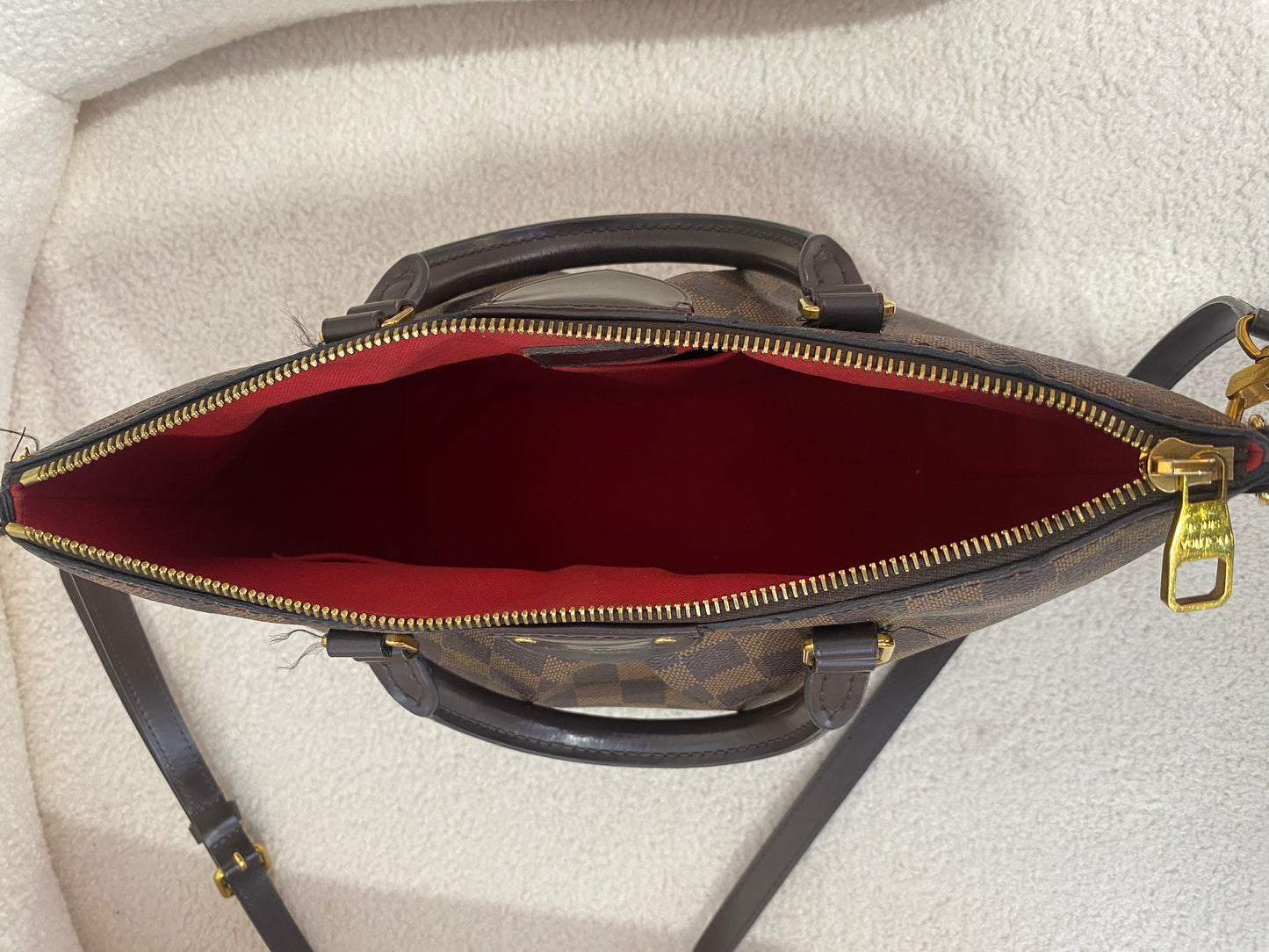 LOUIS VUITTON SIENA MM DAMIER EBENE - SMALL