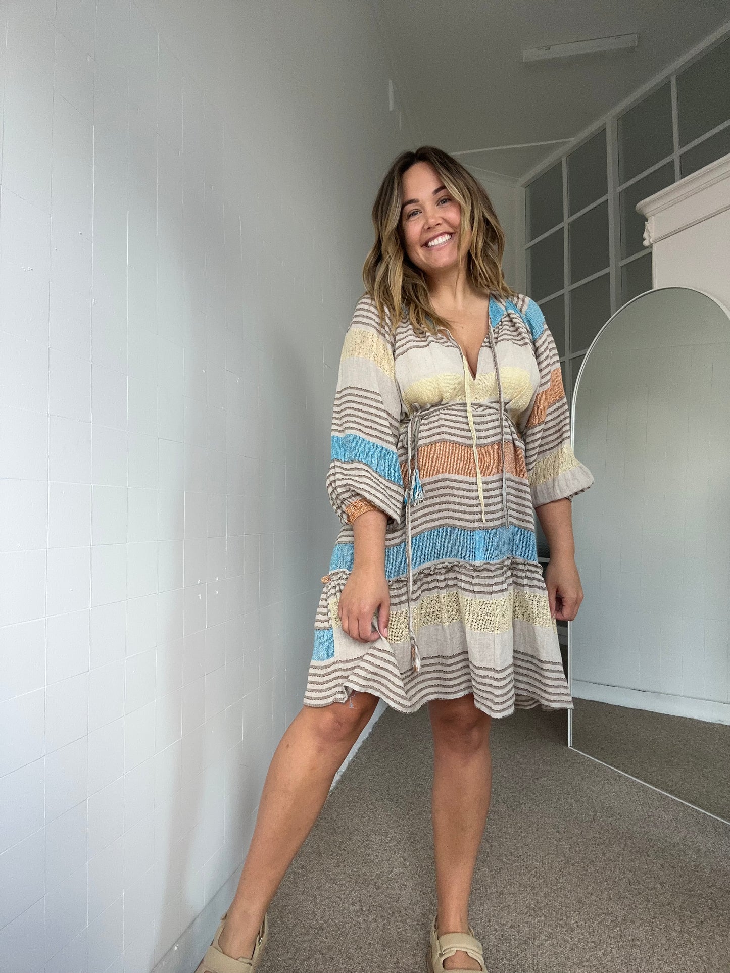 ESTILO EMPORIO VIOLET CASABLANCA DRESS - SIZE S/M