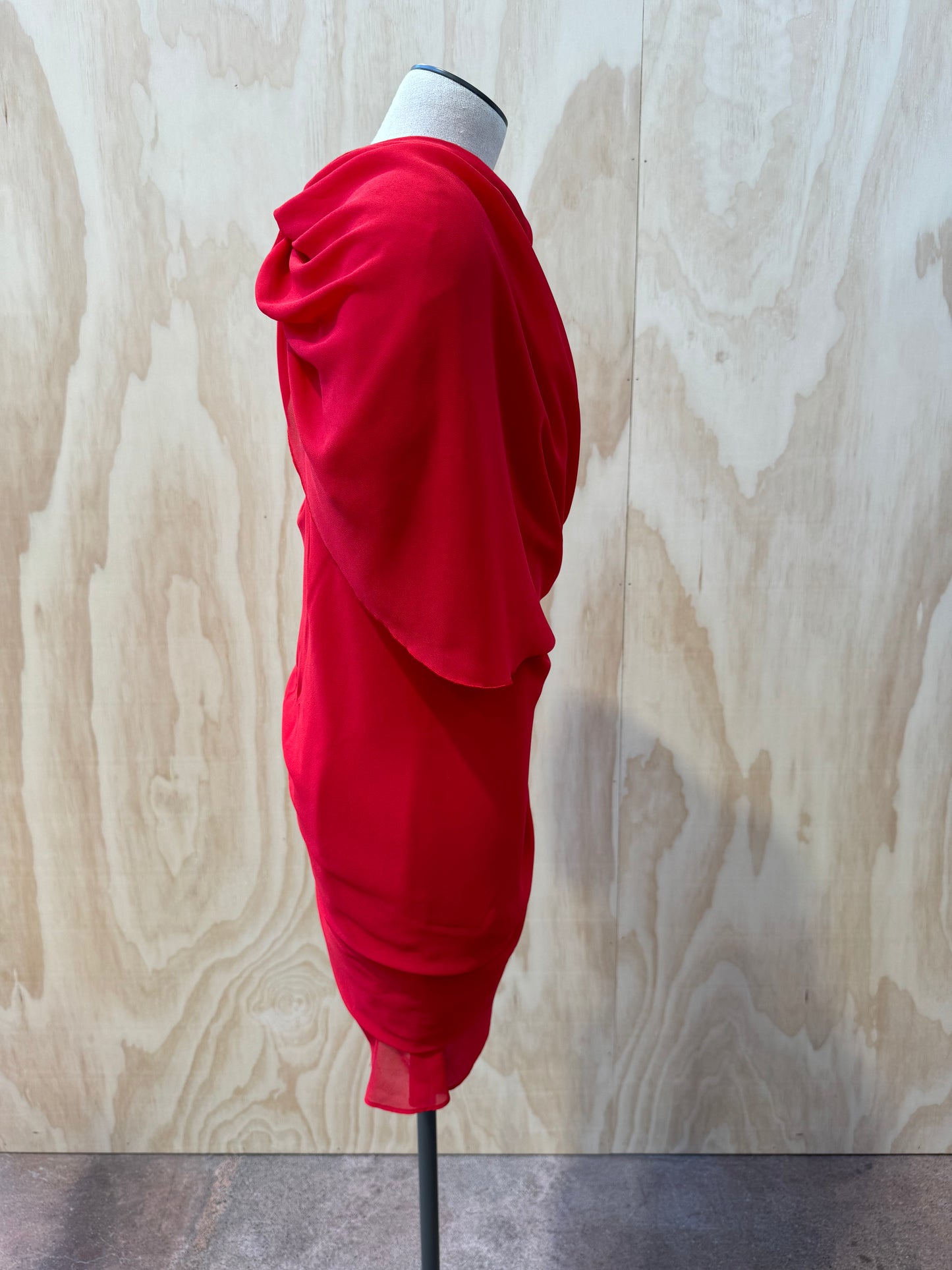 YOJANI CARMEN RED DRESS - SIZE L