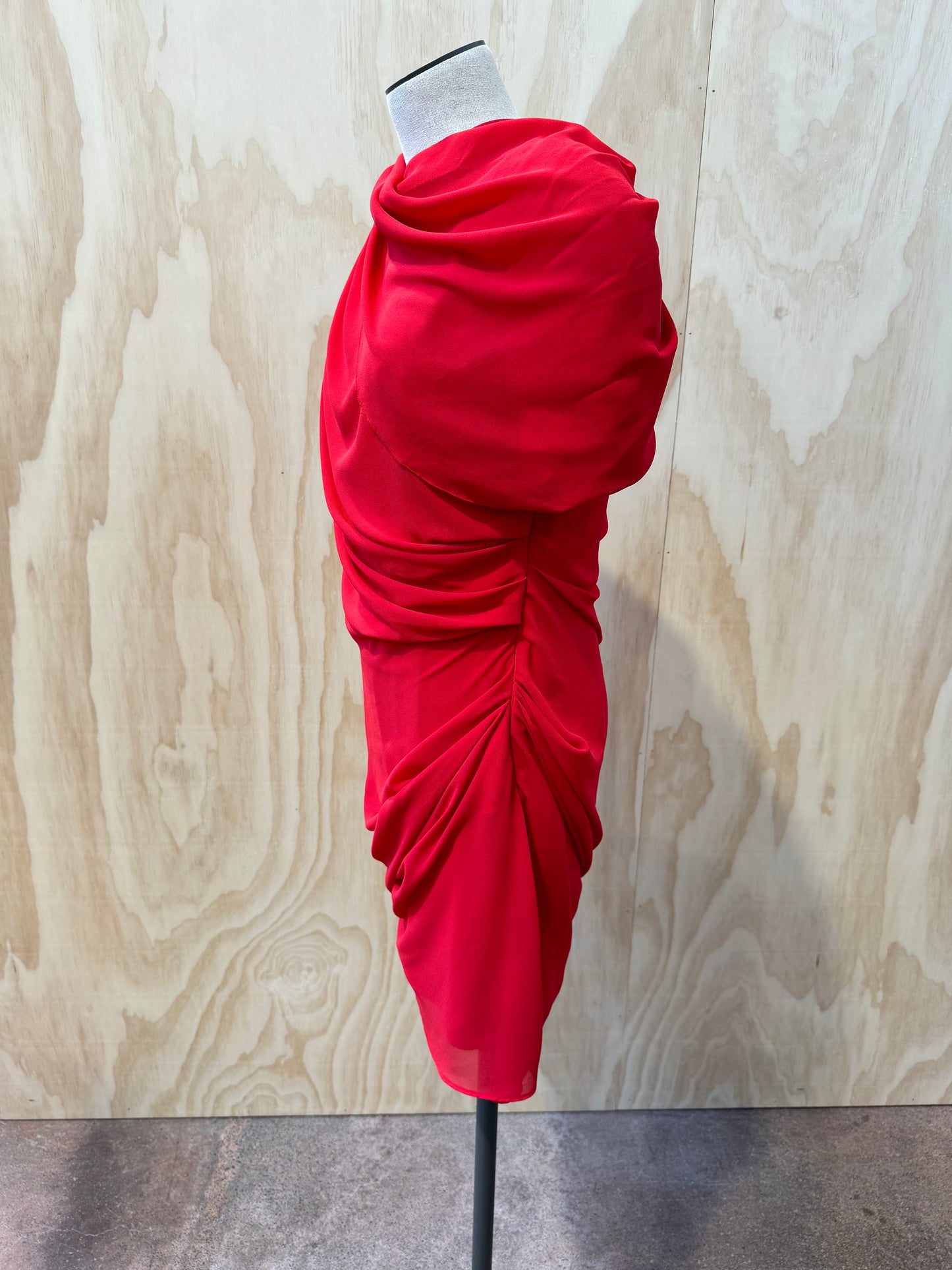 YOJANI CARMEN RED DRESS - SIZE L