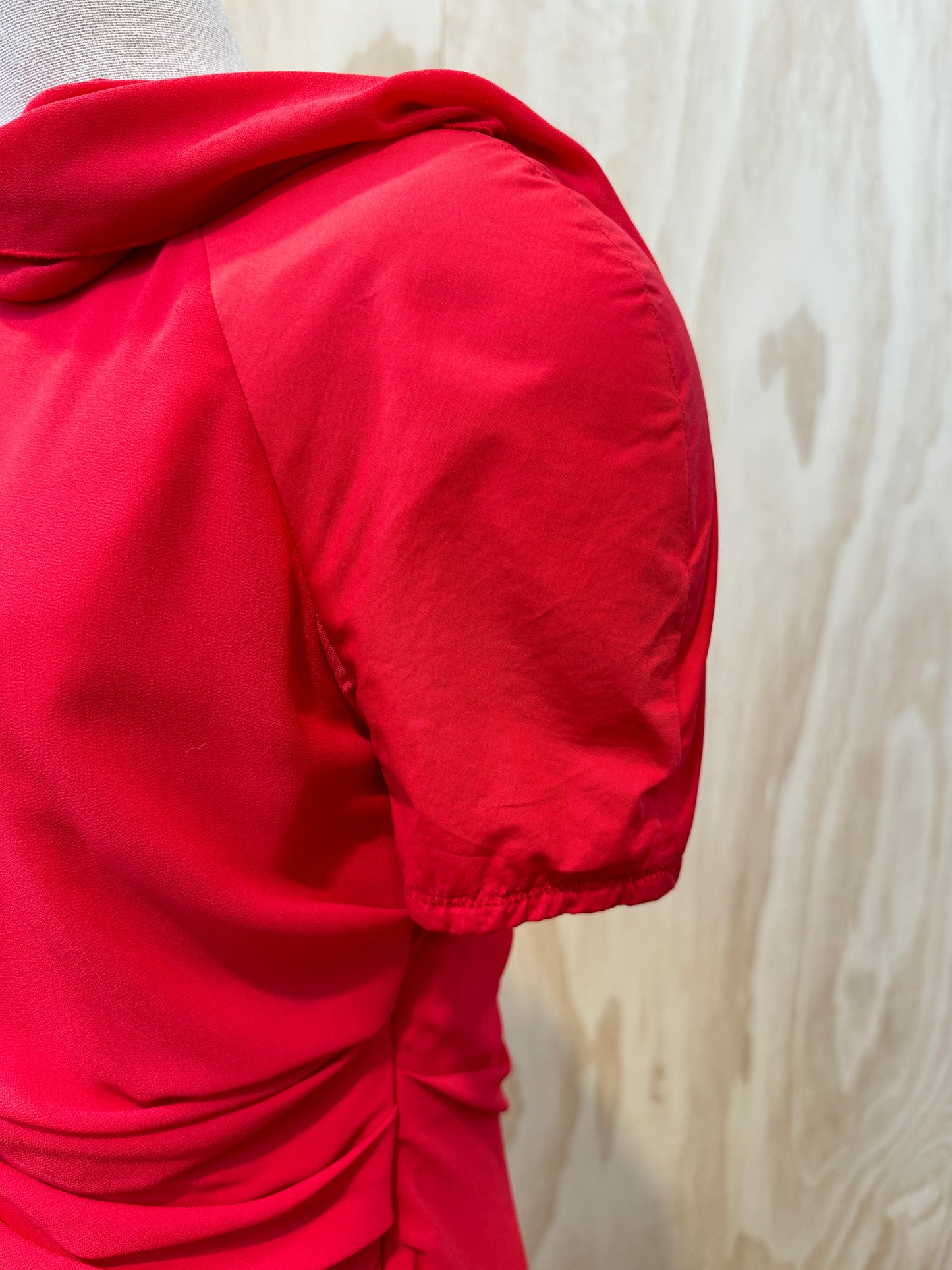 YOJANI CARMEN RED DRESS - SIZE L